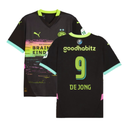 2024-2025 PSV Eindhoven Away Shirt (De Jong 9)