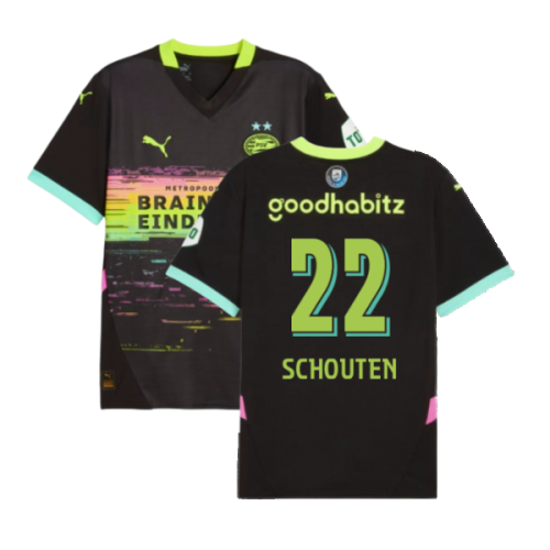 2024-2025 PSV Eindhoven Away Shirt (Schouten 22)