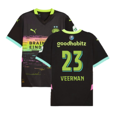 2024-2025 PSV Eindhoven Away Shirt (Veerman 23)