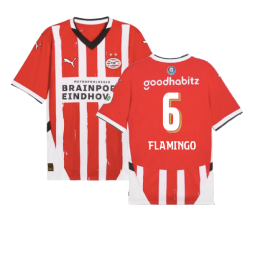 2024-2025 PSV Eindhoven Home Shirt (Flamingo 6)