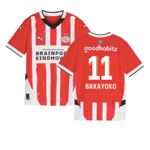 2024-2025 PSV Eindhoven Home Shirt (Kids) (Bakayoko 11)