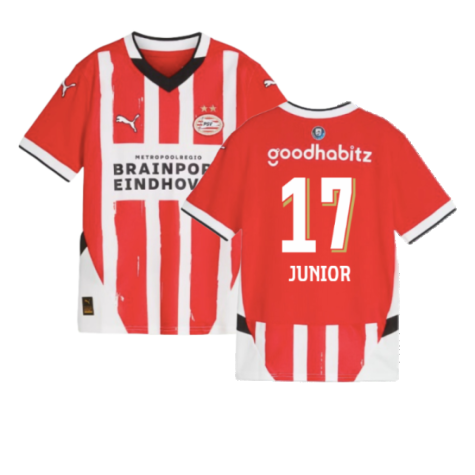 2024-2025 PSV Eindhoven Home Shirt (Kids) (Junior 17)