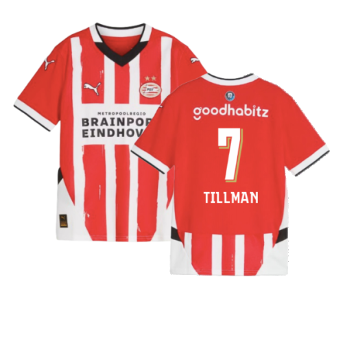 2024-2025 PSV Eindhoven Home Shirt (Kids) (Tillman 7)