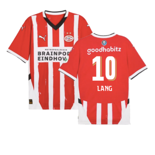 2024-2025 PSV Eindhoven Home Shirt (Lang 10)