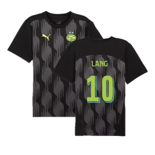 2024-2025 PSV Eindhoven Prematch SS Shirt (Black) (Lang 10)