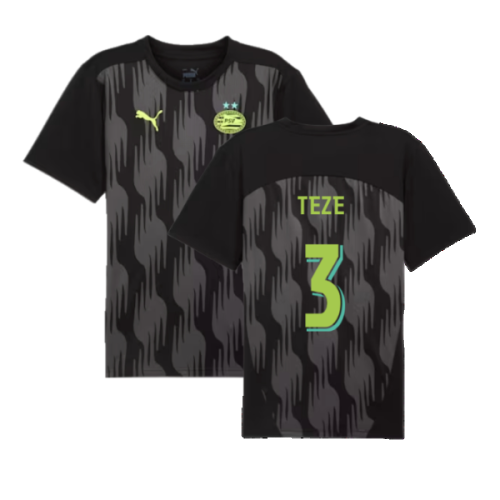 2024-2025 PSV Eindhoven Prematch SS Shirt (Black) (Teze 3)