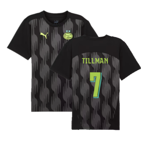 2024-2025 PSV Eindhoven Prematch SS Shirt (Black) (Tillman 7)