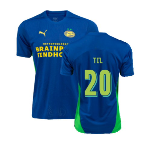 2024-2025 PSV Eindhoven Training Shirt (Cobalt) (Til 20)