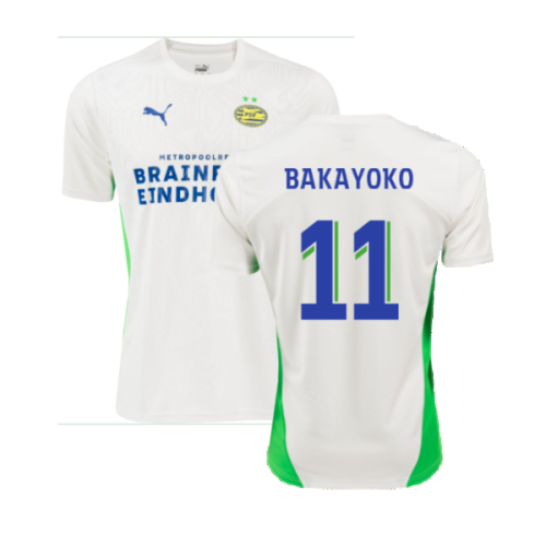 2024-2025 PSV Eindhoven Training Shirt (White) (Bakayoko 11)