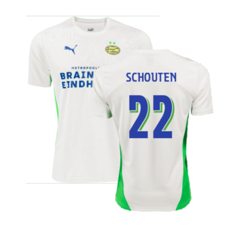 2024-2025 PSV Eindhoven Training Shirt (White) (Schouten 22)