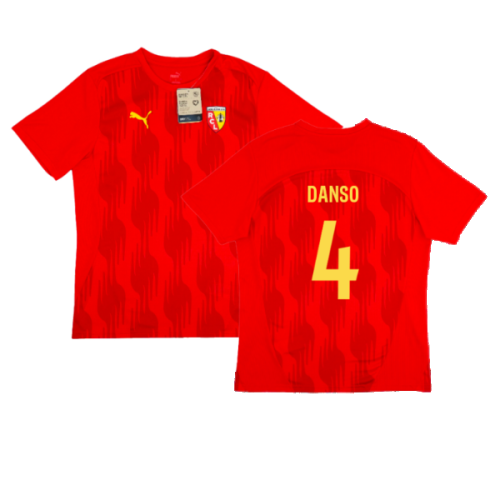 2024-2025 Racing Lens Pre-Match Shirt (Red) (Danso 4)