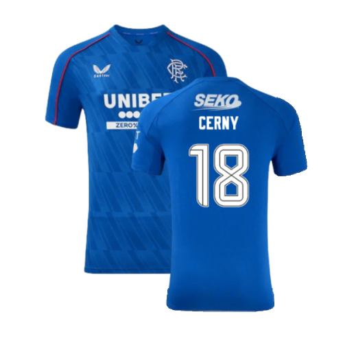 2024-2025 Rangers Authentic Pro Home Shirt (Cerny 18)