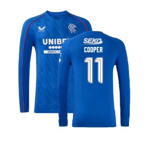 2024-2025 Rangers Long Sleeve Home Shirt (Cooper 11)