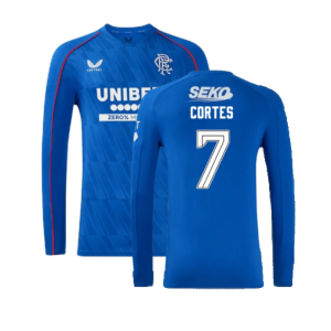 2024-2025 Rangers Long Sleeve Home Shirt (Cortes 7)