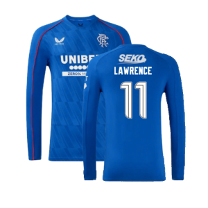2024-2025 Rangers Long Sleeve Home Shirt (Lawrence 11) 2024-2025 Rangers Long Sleeve Home Shirt (Lawrence 11)