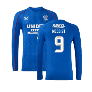 2024-2025 Rangers Long Sleeve Home Shirt (McCoist 9)