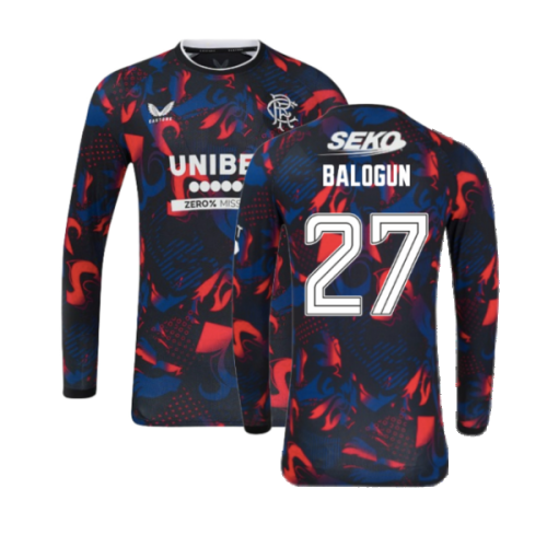 2024-2025 Rangers Long Sleeve Third Shirt (Balogun 27)