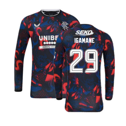 2024-2025 Rangers Long Sleeve Third Shirt (Igamane 29)