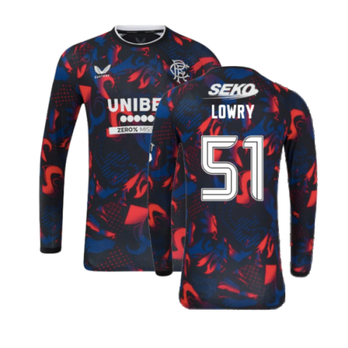 2024-2025 Rangers Long Sleeve Third Shirt (Lowry 51)