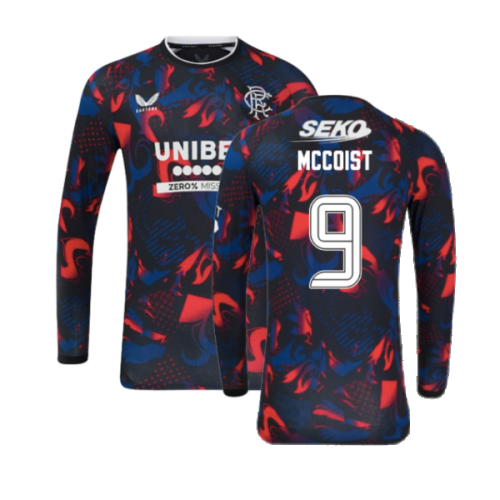 2024-2025 Rangers Long Sleeve Third Shirt (McCoist 9)