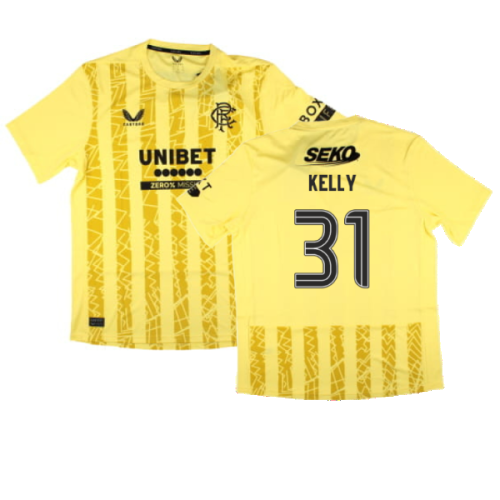 2024-2025 Rangers Third Goalkeeper Shirt (Yellow) (Kelly 31)