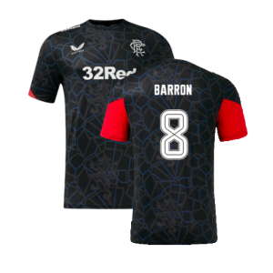 2024-2025 Rangers Third Matchday Tee (Black) (Barron 8)