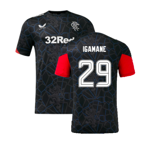 2024-2025 Rangers Third Matchday Tee (Black) (Igamane 29)