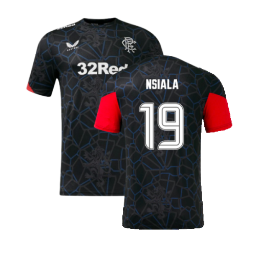 2024-2025 Rangers Third Matchday Tee (Black) (Nsiala 19)