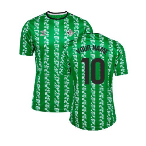 2024-2025 Real Betis Pre Game Jersey (Green) (Your Name)