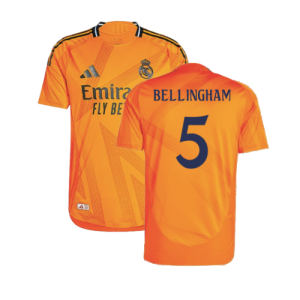 2024-2025 Real Madrid Authentic Away Shirt (Bellingham 5)