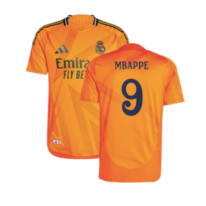 2024-2025 Real Madrid Authentic Away Shirt (Mbappe 9)