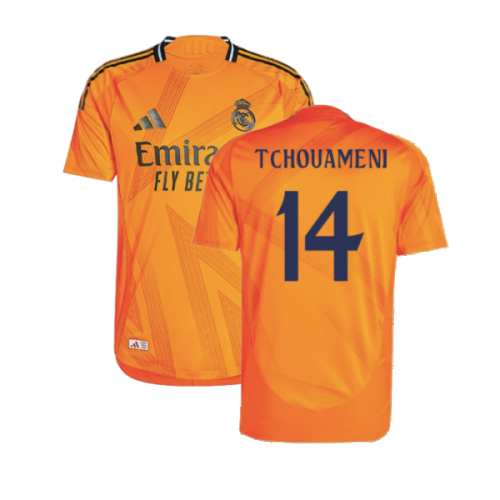 2024-2025 Real Madrid Authentic Away Shirt (Tchouameni 14)