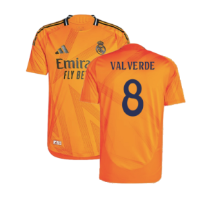 2024-2025 Real Madrid Authentic Away Shirt (Valverde 8)