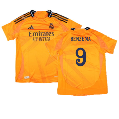 2024-2025 Real Madrid Authentic Away Shirt (Womens) (Benzema 9)