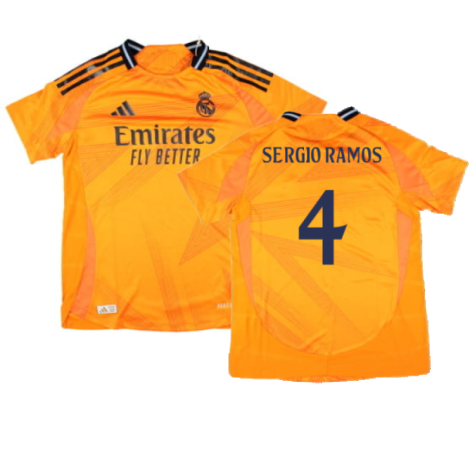 2024-2025 Real Madrid Authentic Away Shirt (Womens) (Sergio Ramos 4)