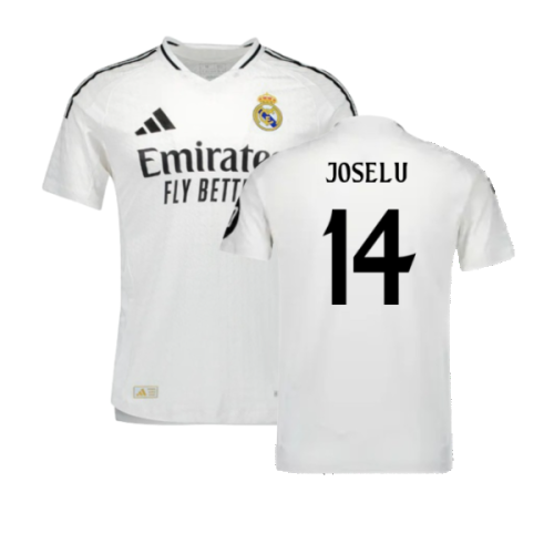 2024-2025 Real Madrid Authentic Home Shirt (Joselu 14)