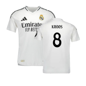 2024-2025 Real Madrid Authentic Home Shirt (Kroos 8)