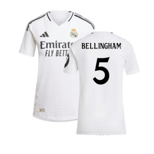 2024-2025 Real Madrid Authentic Home Shirt (Womens) (Bellingham 5)