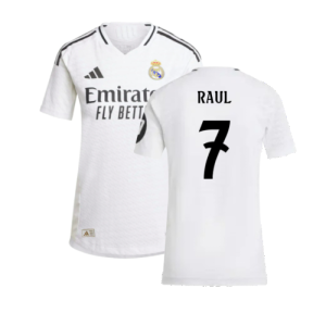 2024-2025 Real Madrid Authentic Home Shirt (Womens) (Raul 7)