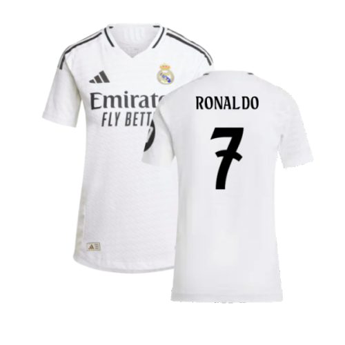 2024-2025 Real Madrid Authentic Home Shirt (Womens) (Ronaldo 7)