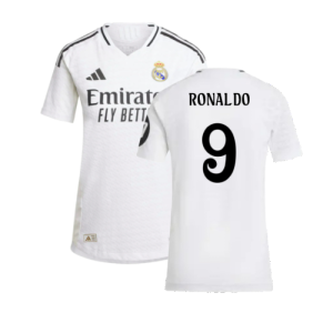2024-2025 Real Madrid Authentic Home Shirt (Womens) (Ronaldo 9)