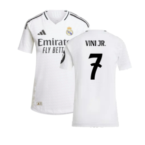 2024-2025 Real Madrid Authentic Home Shirt (Womens) (Vini Jr. 7)