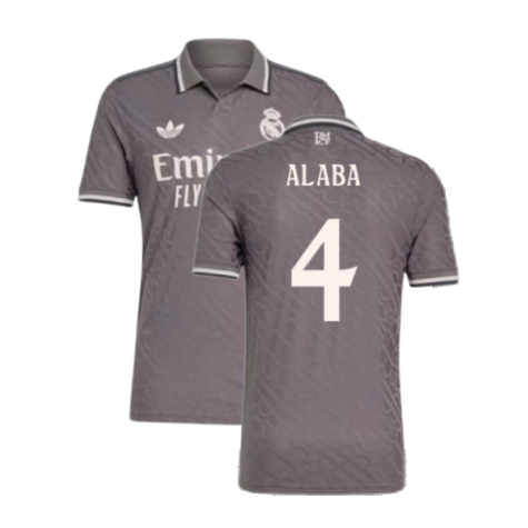 2024-2025 Real Madrid Authentic Third Shirt (Alaba 4)