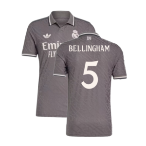 2024-2025 Real Madrid Authentic Third Shirt (Bellingham 5)