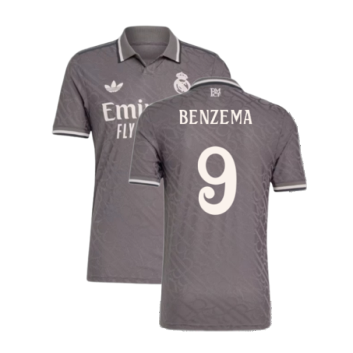 2024-2025 Real Madrid Authentic Third Shirt (Benzema 9)