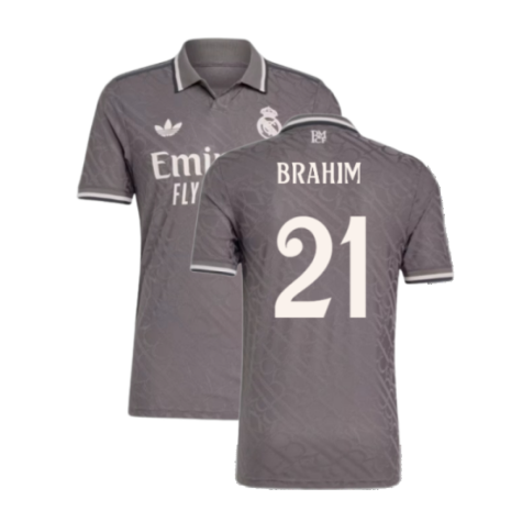 2024-2025 Real Madrid Authentic Third Shirt (Brahim 21)