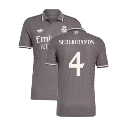 2024-2025 Real Madrid Authentic Third Shirt (Sergio Ramos 4)