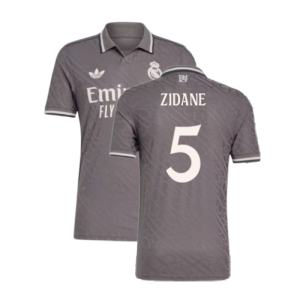 2024-2025 Real Madrid Authentic Third Shirt (Zidane 5)