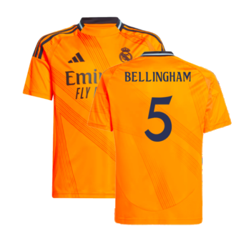 2024-2025 Real Madrid Away Shirt (Kids) (Bellingham 5)