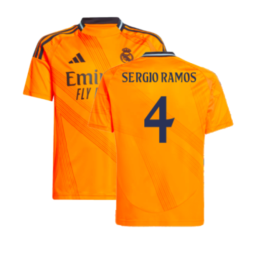 2024-2025 Real Madrid Away Shirt (Kids) (Sergio Ramos 4)